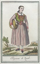 Costumes de Différents Pays, 'Paysanne de Zurich', c1797. Creators: Jacques Grasset de Saint-Sauveur, LF Labrousse.