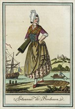 Costumes de Différent Pays, 'Artisanne de Bordeaux', c1797. Creators: Jacques Grasset de Saint-Sauveur, LF Labrousse.