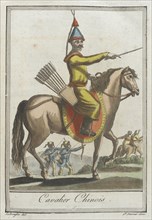 Costumes de Différents Pays, 'Cavalier Chinois', c1797. Creators: Jacques Grasset de Saint-Sauveur, LF Labrousse.