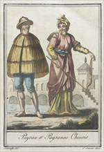 Costumes de Différents Pays, 'Paysan et Paysanne Chinois', c1797. Creators: Jacques Grasset de Saint-Sauveur, LF Labrousse.
