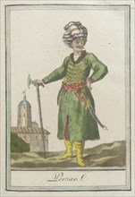 Costumes de Différents Pays, 'Persan', c1797. Creators: Jacques Grasset de Saint-Sauveur, LF Labrousse.