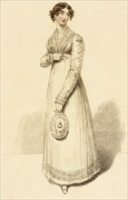 Fashion Plate (Dinner Dress), 1815. Creator: John Bell.