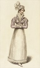 Fashion Plate (Angouleme Walking Dress), 1815. Creator: John Bell.