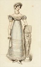 Fashion Plate (Evening Dress), 1815. Creator: John Bell.