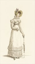 Fashion Plate (Parisian Walking Dress), 1819. Creator: John Bell.