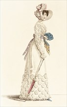 Fashion Plate (Parisian Summer Promenade Dress), 1820. Creator: John Bell.