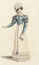 Fashion Plate (Parisian Carriage Dress), 1820. Creator: John Bell.