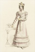 Fashion Plate (Dinner Dress), 1821. Creator: John Bell.