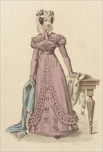 Fashion Plate (Morning Dress), 1824. Creator: John Bell.