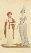 Fashion Plate (Afternoon Walking Dresses), 1808. Creator: John Bell.