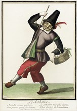 Recueil des modes de la cour de France, 'Le Sabotier', between circa 1678 and circa 1693. Creator: Nicolas Bonnart.