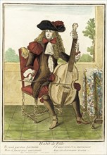 Recueil des modes de la cour de France, 'Habit de Ville', between circa 1664 and circa 1675. Creator: Nicolas Bonnart.