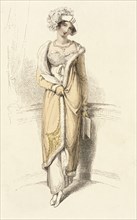 Fashion Plate (Opera Dress), 1813. Creator: Rudolph Ackermann.