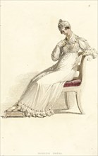 Fashion Plate (Morning Dress), 1814. Creator: Rudolph Ackermann.