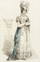 Fashion Plate (Court Dress), 1820. Creator: Rudolph Ackermann.