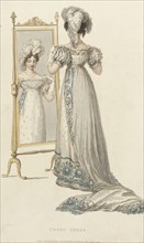 Fashion Plate (Court Dress), 1822. Creator: Rudolph Ackermann.