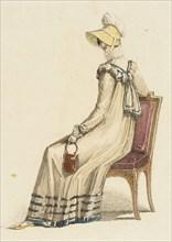Fashion Plate (Carriage Dress), 1816. Creator: Rudolph Ackermann.