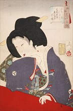 Interesting: A Lady-in-Waiting of the Bunsei Period (1818-1830), 1888. Creator: Tsukioka Yoshitoshi.