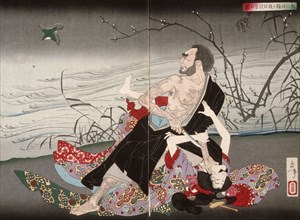 The Priest Dainichi Murders Umegae, 1886. Creator: Tsukioka Yoshitoshi.