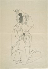 Preparatory Sketches for Prints (set of 5) (image 3 of 4), Late 19th century. Creator: Tsukioka Yoshitoshi.