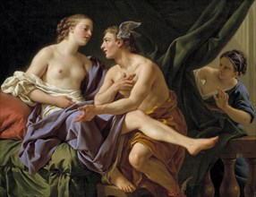 Mercury, Herse and Aglaura, 1767. Creator: Louis Jean Francois Lagrenee.