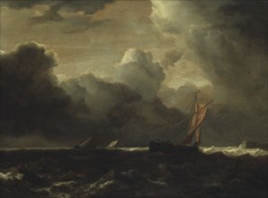 Storm Clouds over the Sea, mid-late 17th century. Creator: Jacob van Ruisdael.