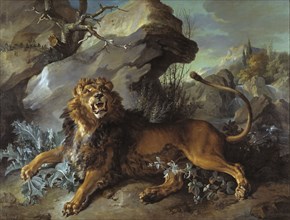 The Lion and the Fly, 1732. Creator: Jean-Baptiste Oudry.
