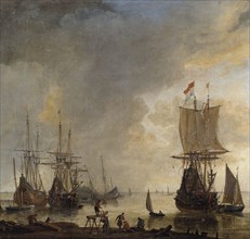 The Ship-yard in Amsterdam, mid-17th century. Creator: Reinier Zeeman.