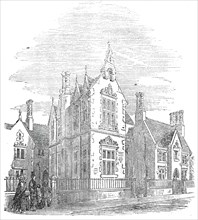 St. Chad's new schools, Shrewsbury, 1860. Creator: Unknown.