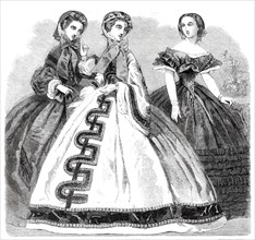 Paris Fashions for December, 1860. Creator: Unknown.