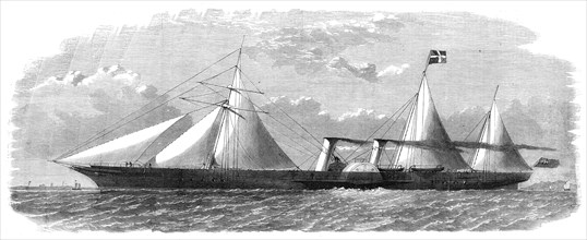 The new clipper steam-ship "Ly-ee-moon", built for the opium trade, 1860. Creator: Unknown.