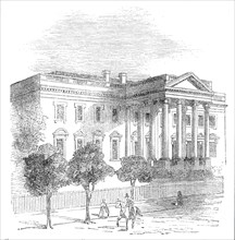 The White House, Washington, the residence of the President of the United States, 1860. Creator: Unknown.
