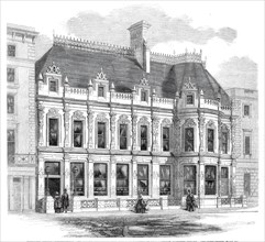 Improved street architecture: Mr. Harry Emanuel's new house of business in Brook-Street..., 1860. Creator: Unknown.