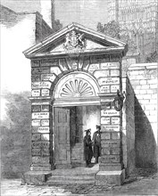 Entrance gateway of Westminster School, 1860. Creator: Unknown.