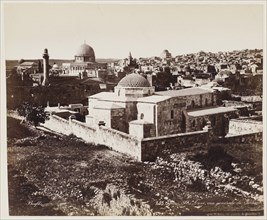 Eglis St. Anne, vue Generale De Jerusalem #255, Printed c.1870. Creator: Felix Bonfils.