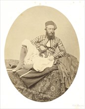 Portrait, Turkish Summer Costume, Printed c.1862. Creator: Francis Frith.