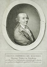 Portrait of the Miniaturist, Christian Friedrich Carl Kleemann, 1789. Creator: Abraham Wolfgang Küfner.
