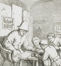 The Schoolmaster, c1644. Creator: Adriaen van Ostade.