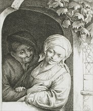 Village Romance, 1667. Creator: Adriaen van Ostade.