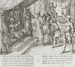 The Letter Orders the Murder of Gonzalo Gustos and the Capture of the Infantes, 1612. Creator: Antonio Tempesta.
