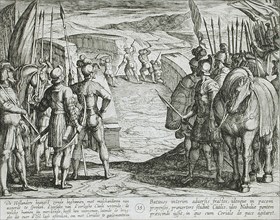 The Dutch Become Afraid and Begin Peace Talks, Publshed 1612. Creator: Antonio Tempesta.