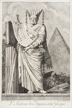 L'Auteur des figures à la Grecque, 1771. Creator: Bossi.