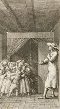 Illustration for Henry Pestalozzi's 'Leonard and Gertrude or the Village Customs', 1782. Creator: Daniel Nikolaus Chodowiecki.