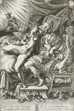 Mars and Venus (image 1 of 2), 16th century. Creator: Enea Vico.