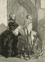 La Traite des Blanches, 1857. Creator: Félicien Rops.