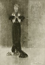 Le Dessous de cartes d'une partie de Whist, 1886. Creator: Félicien Rops.