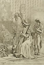 L'Ariette, 1874. Creator: Félicien Rops.