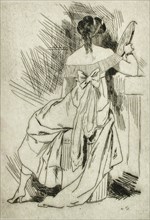 Métella, 1870. Creator: Félicien Rops.