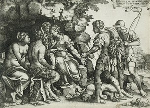 Achilles and Chiron (?), 1543. Creator: Georg Pencz.