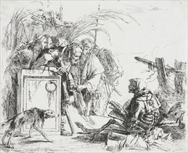 Death Giving Audience, c1741-1742. Creator: Giovanni Battista Tiepolo.